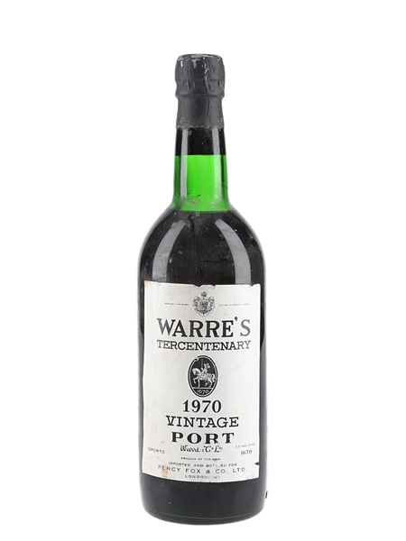 1970 Warre's Vintage Port Tercentenary 75cl / 20%