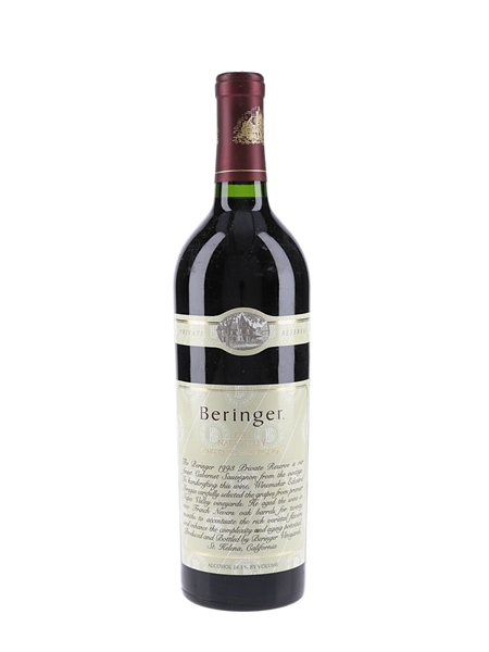 1993 Beringer Private Reserve Cabernet Sauvignon - Lot 194587