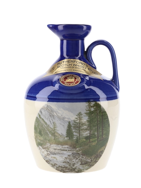 Rutherford's Ceramic Decanter Montrose Pottery - Mountain 70cl / 40%