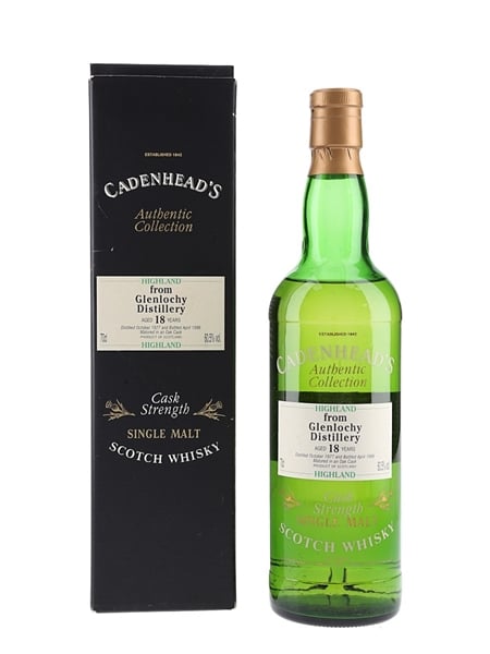 Glenlochy 1977 18 Year Old Bottled 1996 - Cadenhead's 70cl / 60.5%