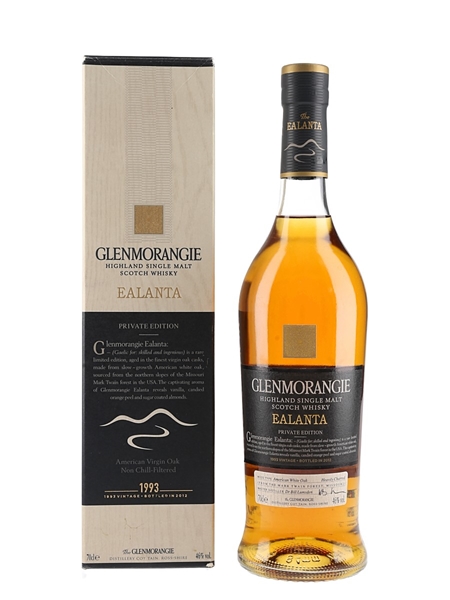 Glenmorangie Ealanta 1993 Bottled 2012 70cl / 46%