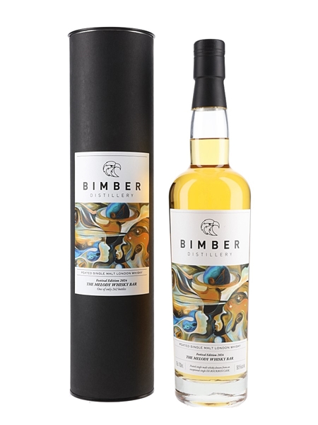 Bimber Peated Single Malt London Whisky Festival Edition Bottled 2024 - The Melody Whisky Bar 70cl / 58.5%