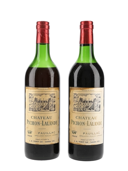 1966 Chateau Pichon-Lalande  2 x 75cl / 13%