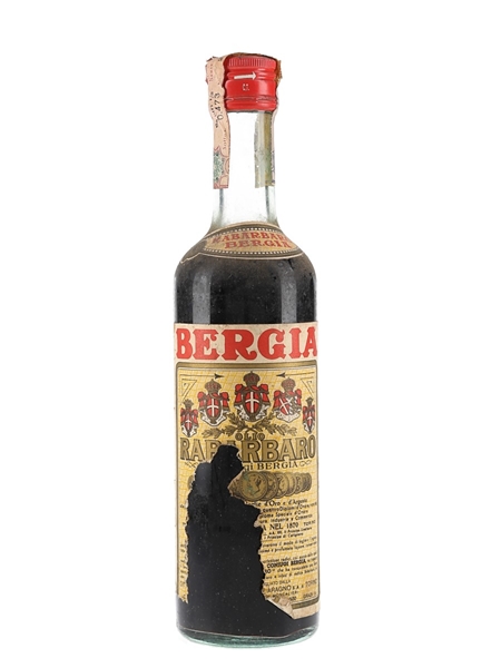 Bergia Olio Rabarbaro Bottled 1960s 50cl / 18%