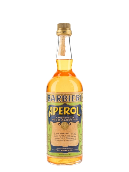 Aperol Barbieri Bottled 1970s 75cl / 11%