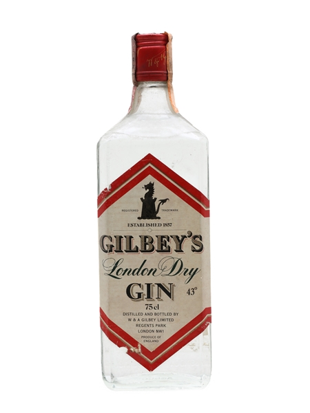 Gilbey's London Dry Gin Bottled 1970s 75cl / 43%