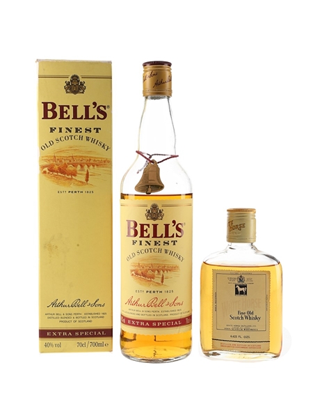 Bell's Finest Extra Special & White Horse Fine Old Scotch Whisky  18.7cl & 70cl / 40%