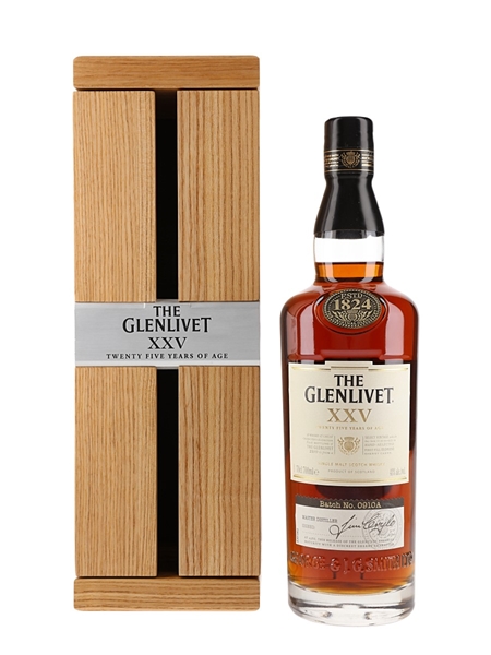 Glenlivet XXV 25 Year Old Batch No. 0910A 70cl / 43%