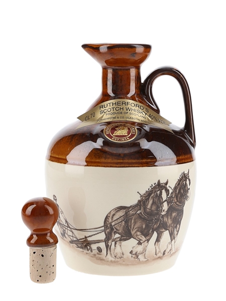 Rutherford's Ceramic Decanter Montrose Pottery 70cl / 40%