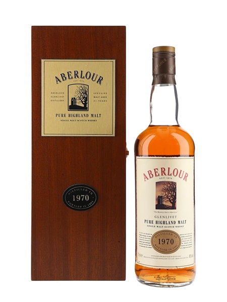 Aberlour Glenlivet 1970 Bottled 1991 75cl / 43%