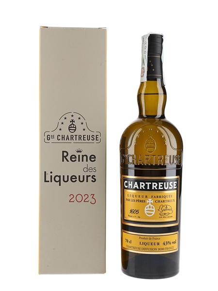 Chartreuse Yellow Reine Des Liqueurs Bottled 2023 70cl / 43%