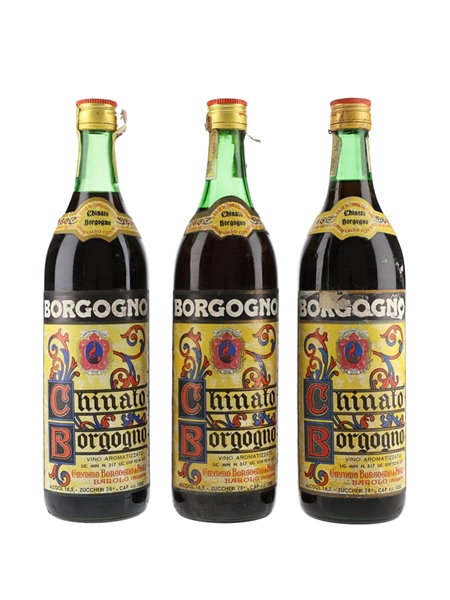 Borgogno Barolo Chinato Bottled 1970s 3 x 100cl / 16.5%