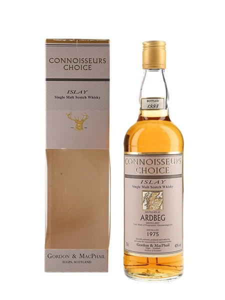 Ardbeg 1975 Connoisseurs Choice Bottled 1998 - Gordon & MacPhail 70cl / 40%