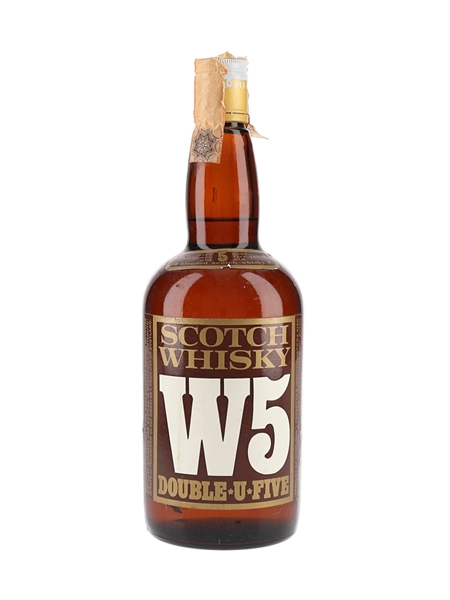 W5 Scotch Whisky Bottled 1960s-1970s - Buton 75cl / 43%