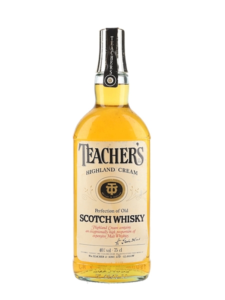 Teacher's Highland Cream Bottled  1980s 75cl / 40%