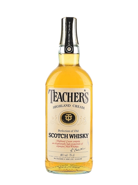 Teacher's Highland Cream Bottled  1980s 75cl / 40%