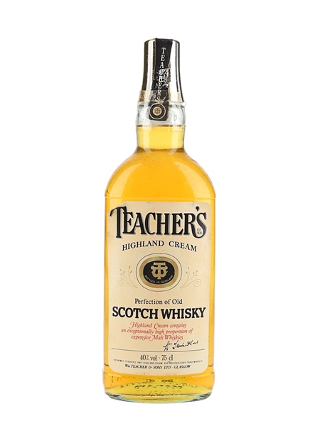 Teacher's Highland Cream Bottled  1980s 75cl / 40%