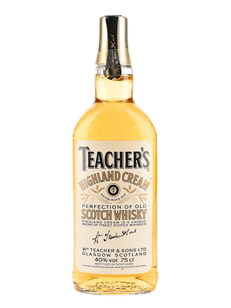 Teacher's Highland Cream Bottled  1980s 75cl / 40%