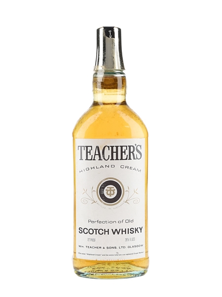 Teacher's Highland Cream Bottled 1970s-1980s 75cl / 43%