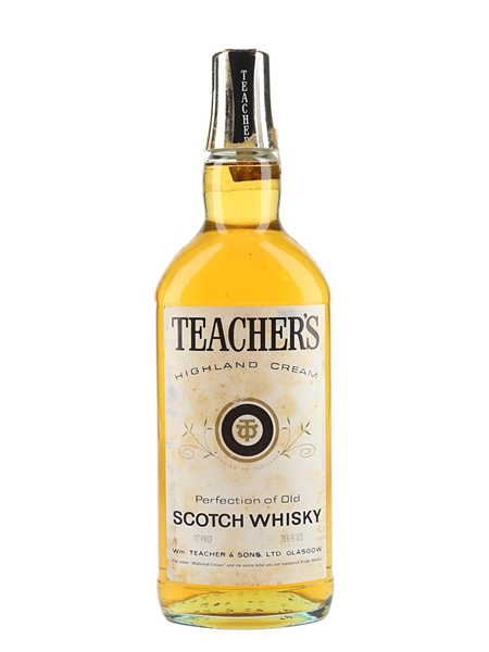 Teacher's Highland Cream Bottled 1970s-1980s 75cl / 43%