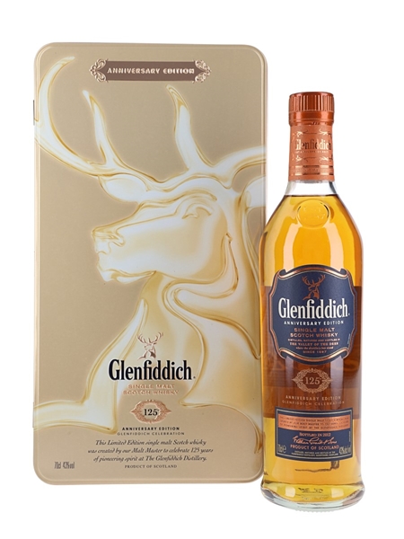 Glenfiddich 125th Anniversary Edition Bottled 2012 70cl / 43%