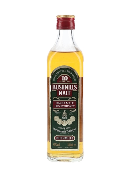 Bushmills 10 Year Old  33.3cl / 43%