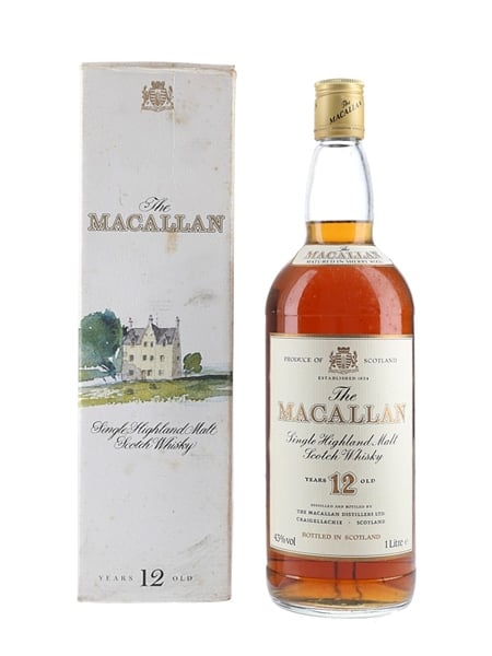 Macallan 12 Year Old Bottled 1980s 100cl / 43%