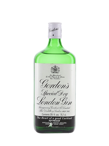 Gordon's Special Dry London Gin Bottled 1970s 75.7cl / 40%