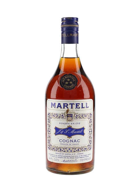 Martell 3 Star VS Bottled 1970s 68cl / 40%