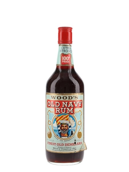 Wood's 100 Old Navy Rum Bottled 1970s 75.7cl / 57%