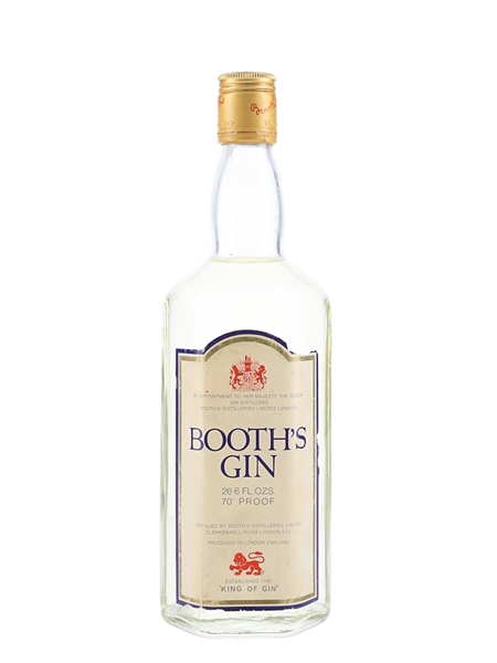 Booth's Gin Bottled 1970s 75.7cl / 40%