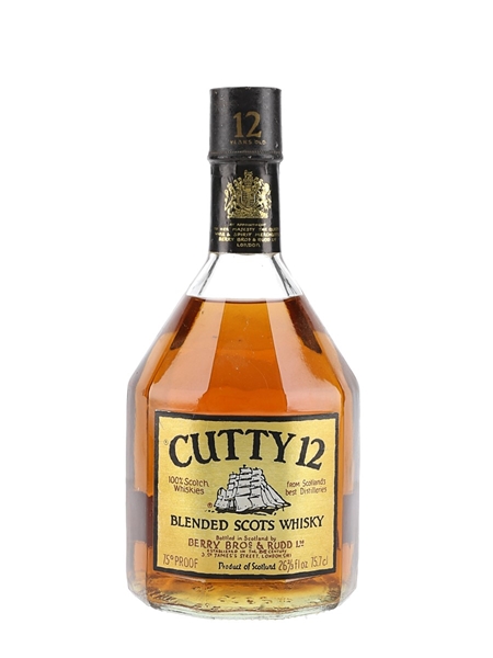 Cutty Sark 12 Year Old Bottled 1970s-1980s - Berry Bros & Rudd 75.7cl / 43%