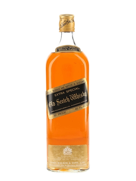 Johnnie Walker Black Label Extra Special Bottled 1970s 113cl / 40%