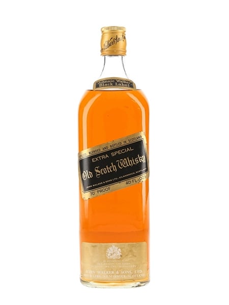 Johnnie Walker Black Label Extra Special Bottled 1970s 113cl / 40%