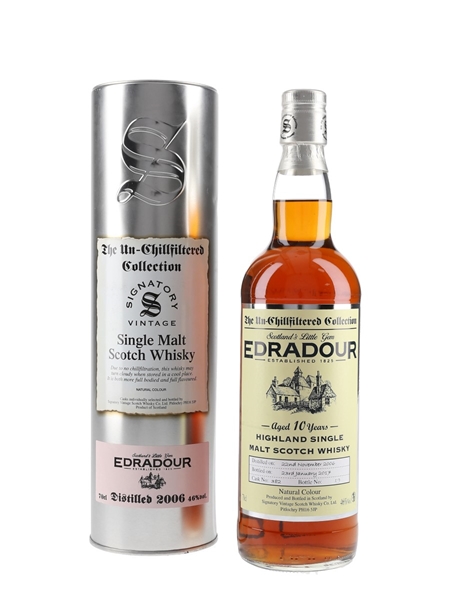 Edradour 2006 10 Year Old Bottled 2017 - Signatory Vintage 70cl / 46%