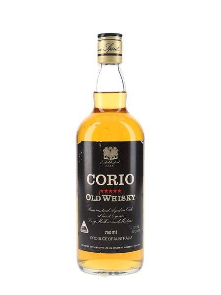 Corio 5 Year Old Five Stars United Distillers - Australia 75cl / 37.1%