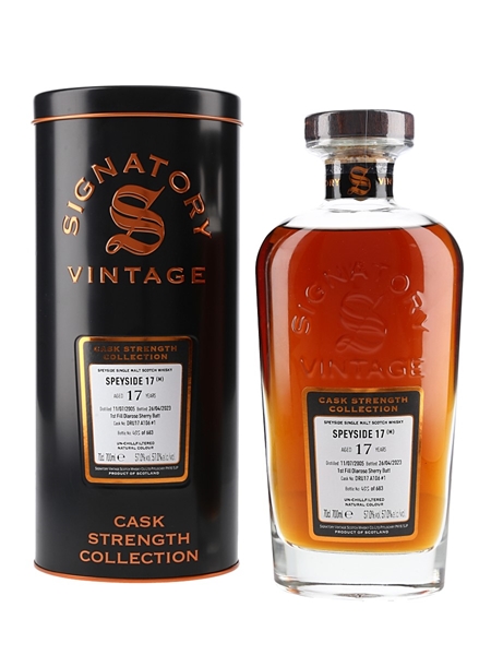 Speyside (M) 2005 17 Year Old Bottled 2023 - Signatory Vintage 70cl / 57%