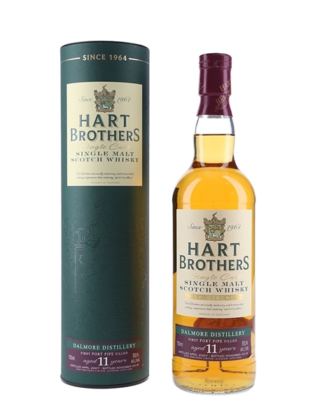 Dalmore 2007 11 Year Old Bottled 2018 - Hart Brothers 70cl / 55.1%