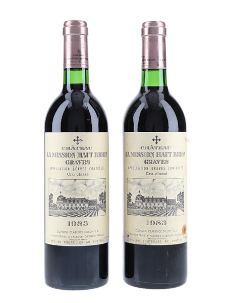 1983 Chateau La Mission Haut Brion Grand Cru Classe 2 x 75cl