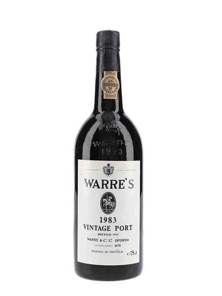 1983 Warre's Vintage Port Bottled 1985 75cl / 20%