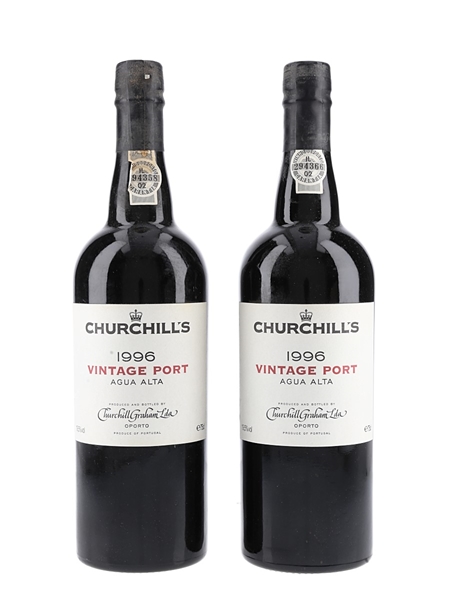 1996 Churchill's Vintage Port Agua Alta 2 x 75cl / 19.5%