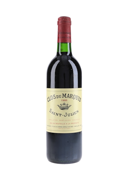 1995 Clos Du Marquis Second Wine Of Leoville Las Cases 75cl / 12.5%