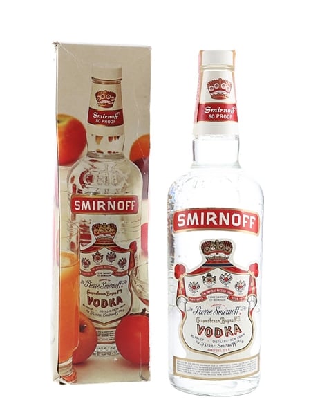 Smirnoff Vodka Bottled 1960s 75cl / 40%