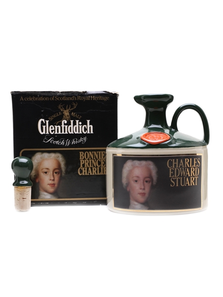 Glenfiddich Scottish Royalty Ceramic Jug Charles Edward Stuart 75cl / 43%