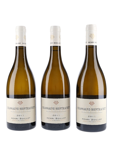 2011 Chassagne Montrachet Henri Boillot 3 x 75cl / 13%