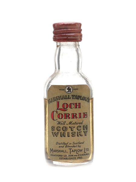 Marshall Taplow's Loch Corrie Bottled 1950s 5cl