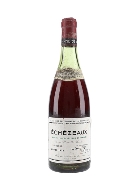 1974 Echezeaux Domaine De La Romanee-Conti 75cl