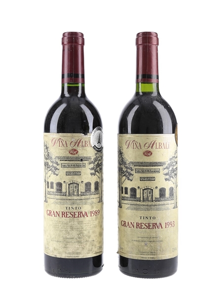 1989 & 1993 Tinto Gran Reserva Vina Albali - Valdepenas 2 x 75cl / 12.5%