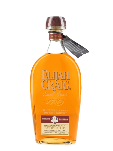 Elijah Craig Small Batch Ryder Cup 2023 Commemorative Bottling 70cl / 47%