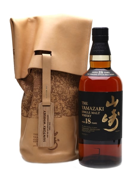 Yamazaki 18 Year Old Bill Amberg Leather Bag 70cl / 43%